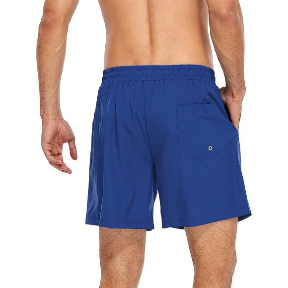 Swim Trunks Quick Dry Bathing Suit for Men with Compression Liner - Picture 4 of 9